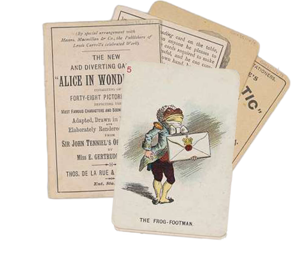 Vintage Alice in Wonderland playing cards
